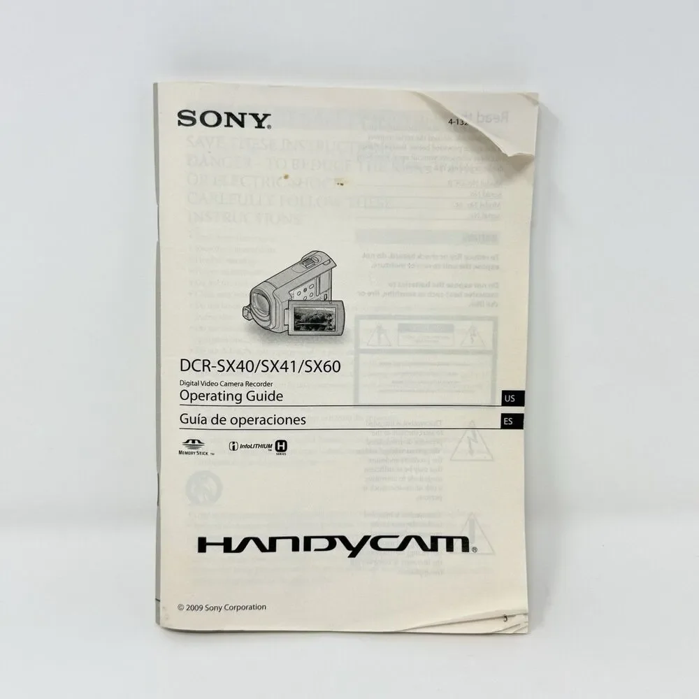 Sony DCR-SX40 Handycam 4GB Digital Camcorder Red Tested Box Battery Charger